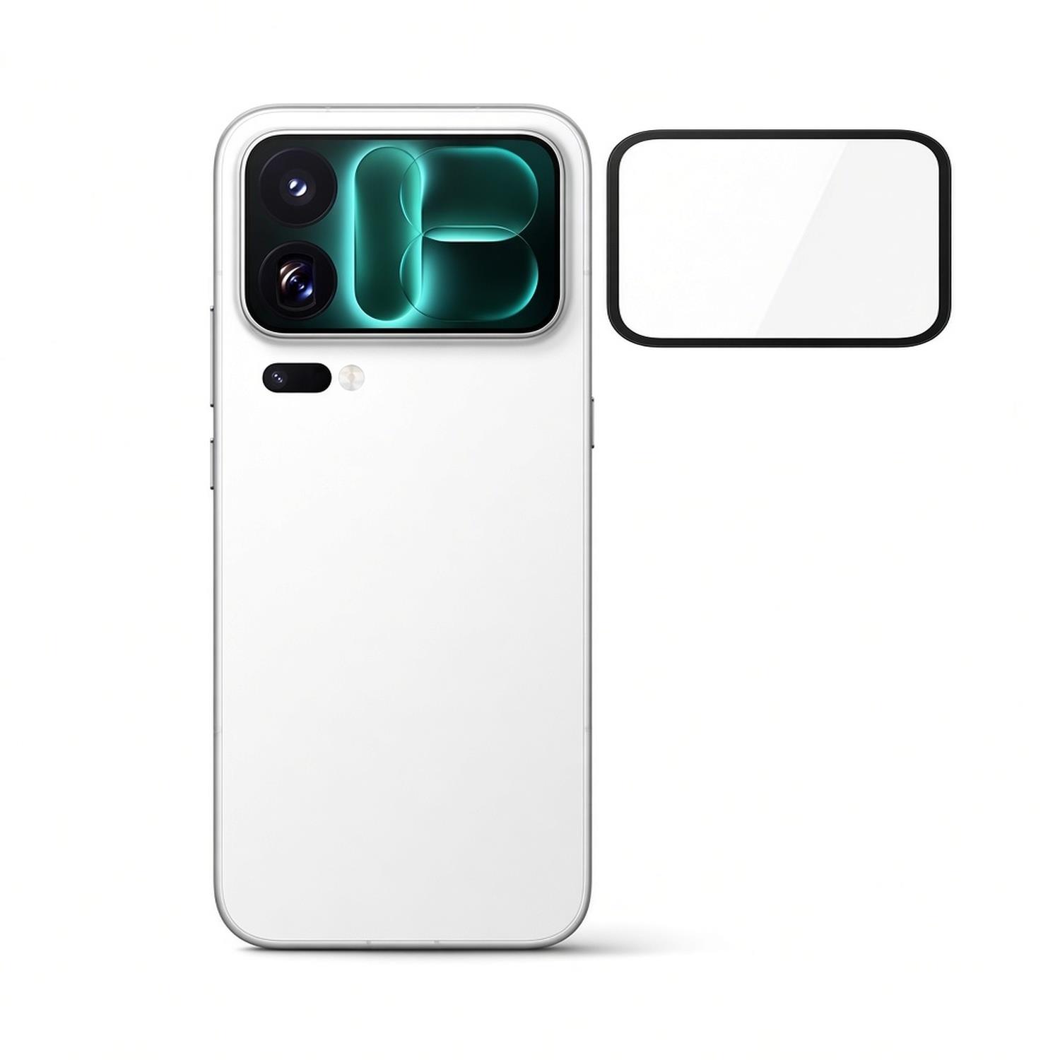 Microsonic Xiaomi 18 Pro Kamera Lens Koruma Camı Siyah
