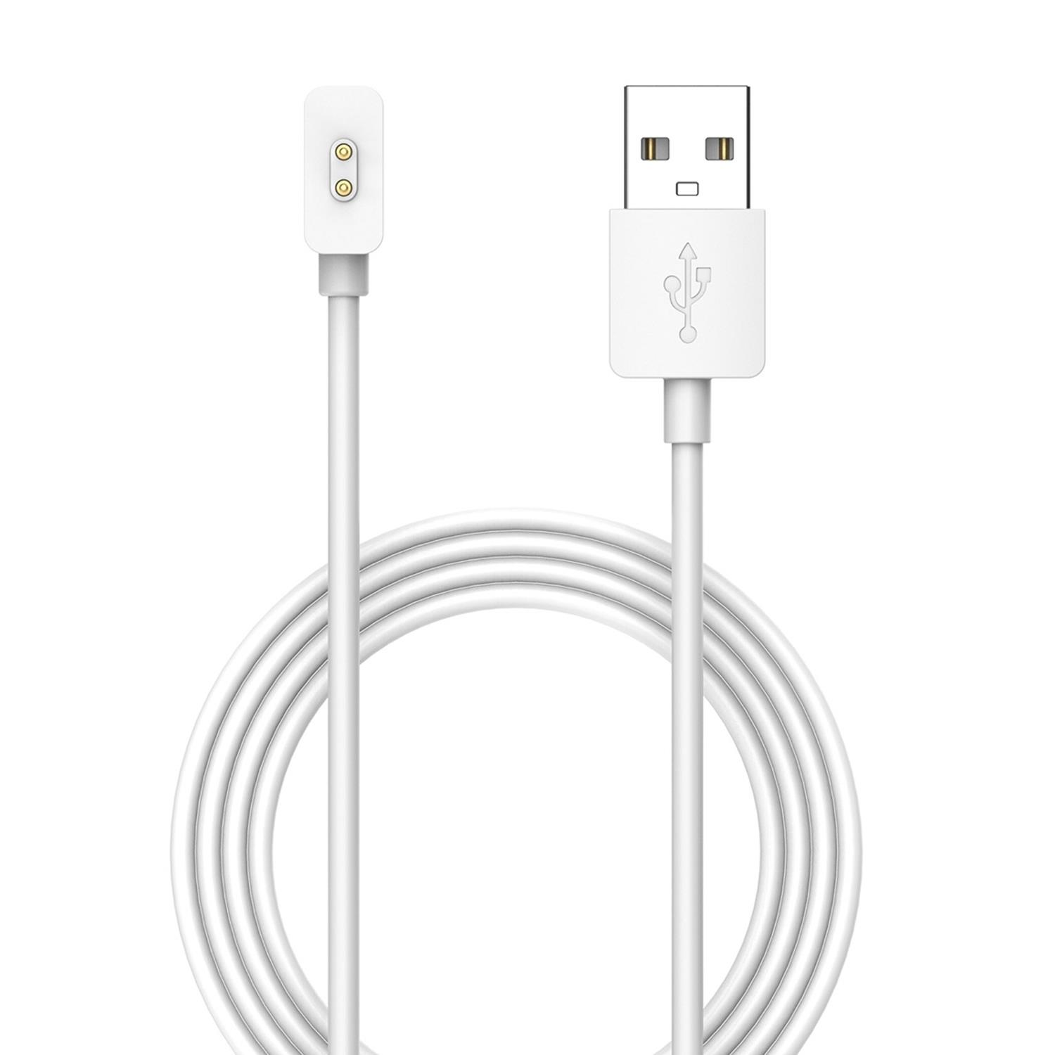 Microsonic Xiaomi Smart Band 9 Pro Manyetik USB Şarj Kablosu Beyaz