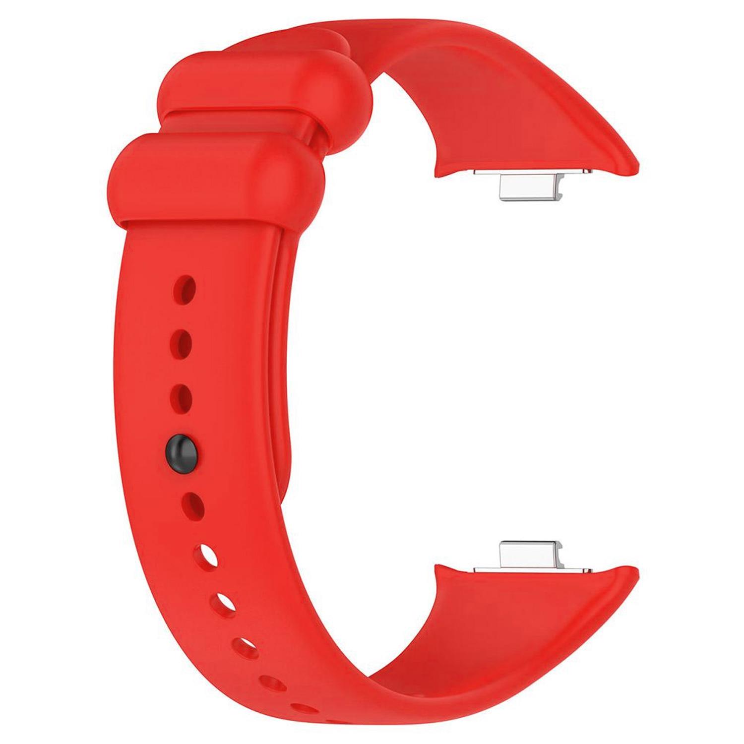 Microsonic Xiaomi Smart Band 9 Pro Kordon Silicone Sport Band Kırmızı