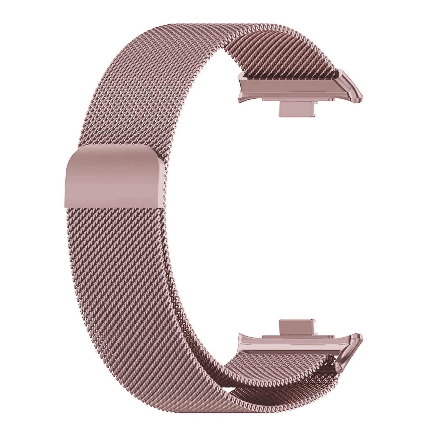 Microsonic Xiaomi Smart Band 9 Pro Milanese Loop Kordon Rose Gold