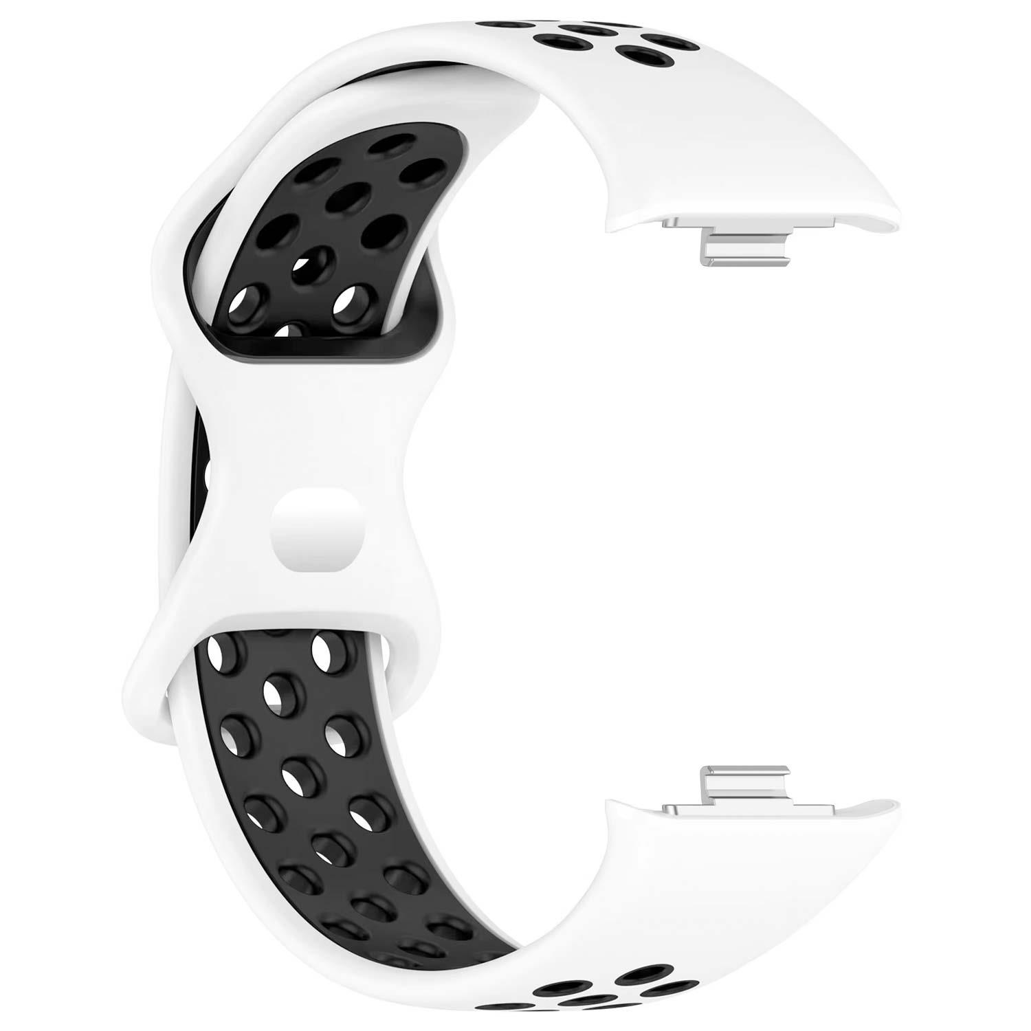 Microsonic Xiaomi Smart Band 9 Pro Rainbow Gently Band Kordon Beyaz Siyah