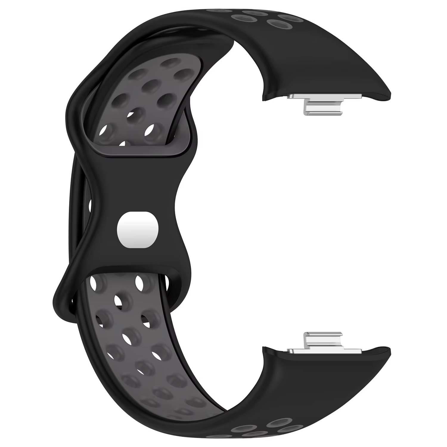 Microsonic Xiaomi Smart Band 9 Pro Rainbow Gently Band Kordon Siyah Gri