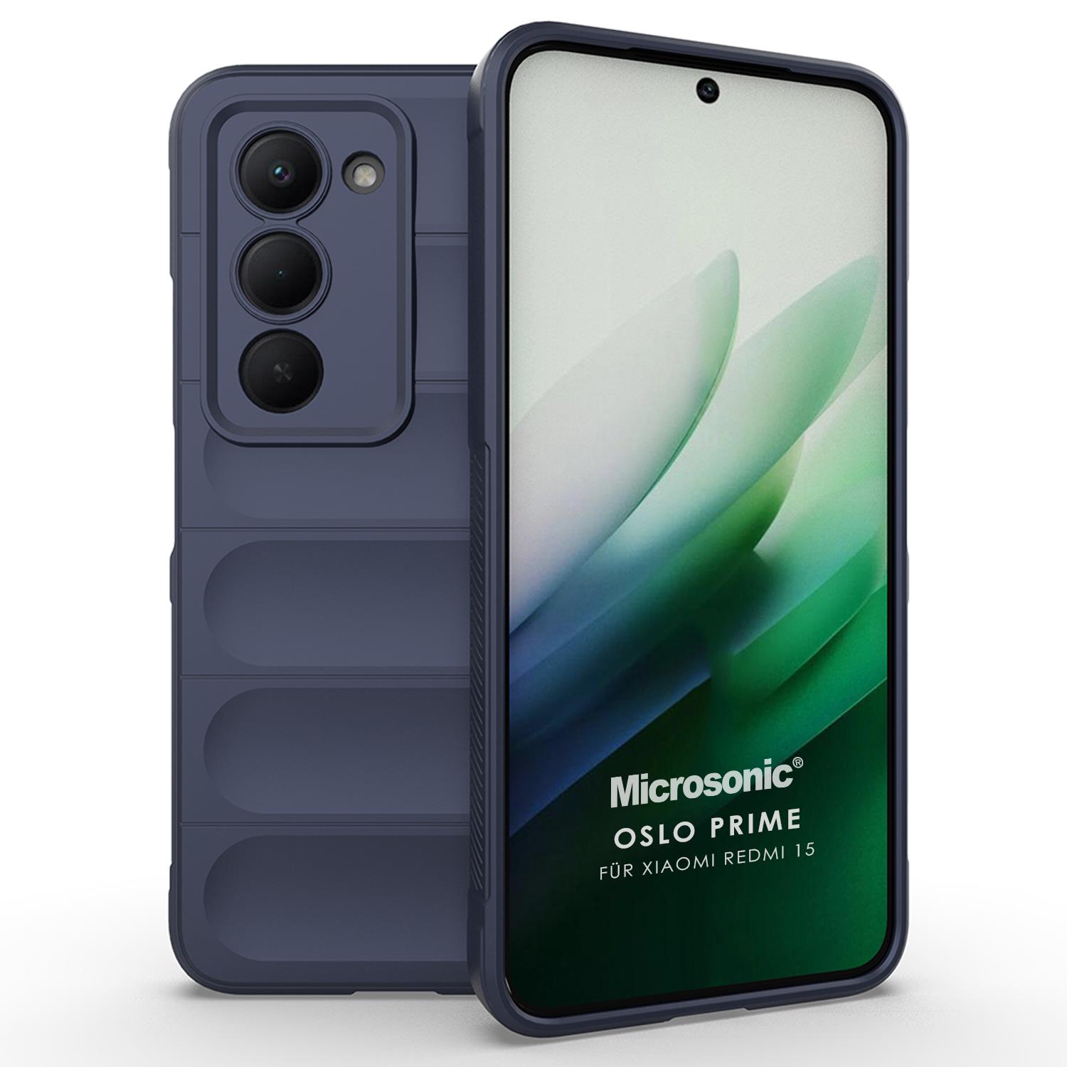 Microsonic Xiaomi Redmi 15 Kılıf Oslo Prime Lacivert