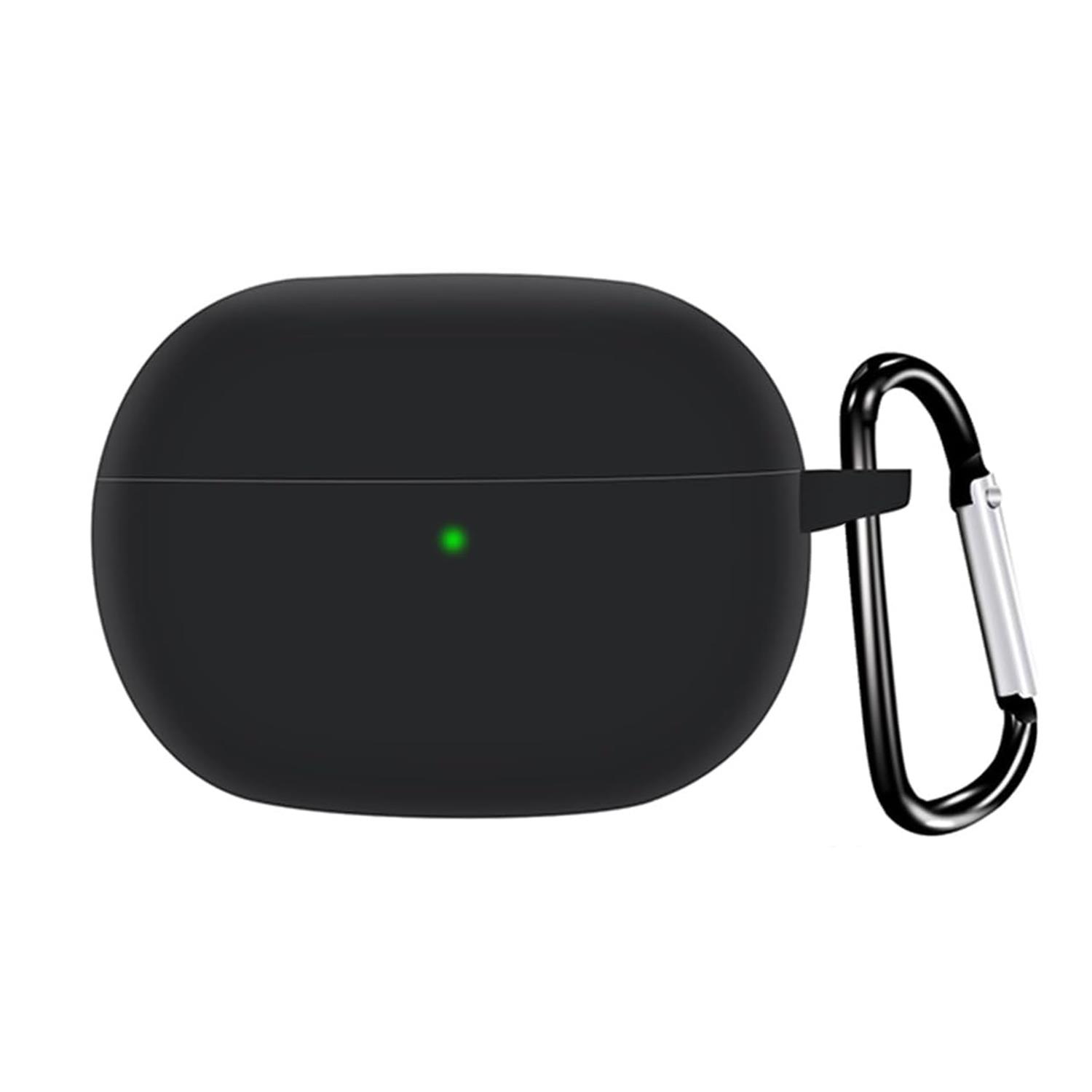 Microsonic Xiaomi Redmi Buds 6 Pro Kılıf Askılı Mat Silikon Siyah