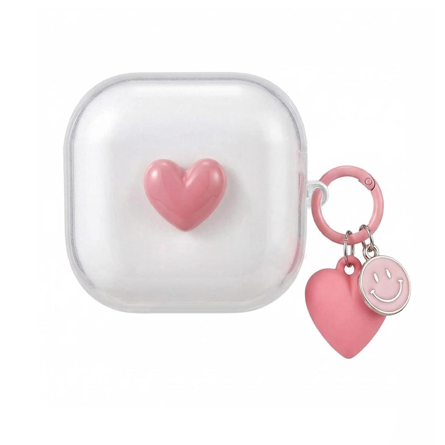 Microsonic Samsung Galaxy Buds 4 Kılıf Figure Series Sweet Heart Pembe