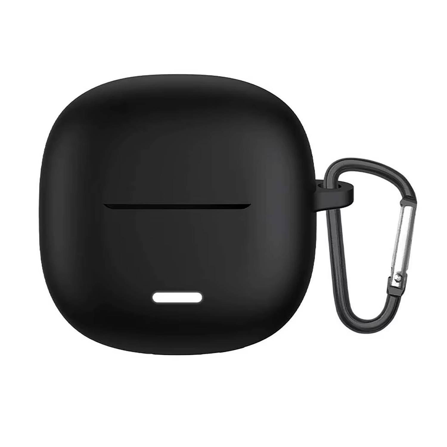 Microsonic Xiaomi Redmi Buds 6 Lite Kılıf Askılı Mat Silikon Siyah