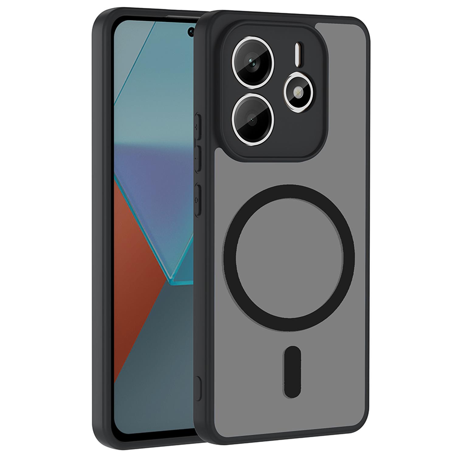 Microsonic Xiaomi Redmi Note 14 4G Kılıf MagSmoke Neo Siyah