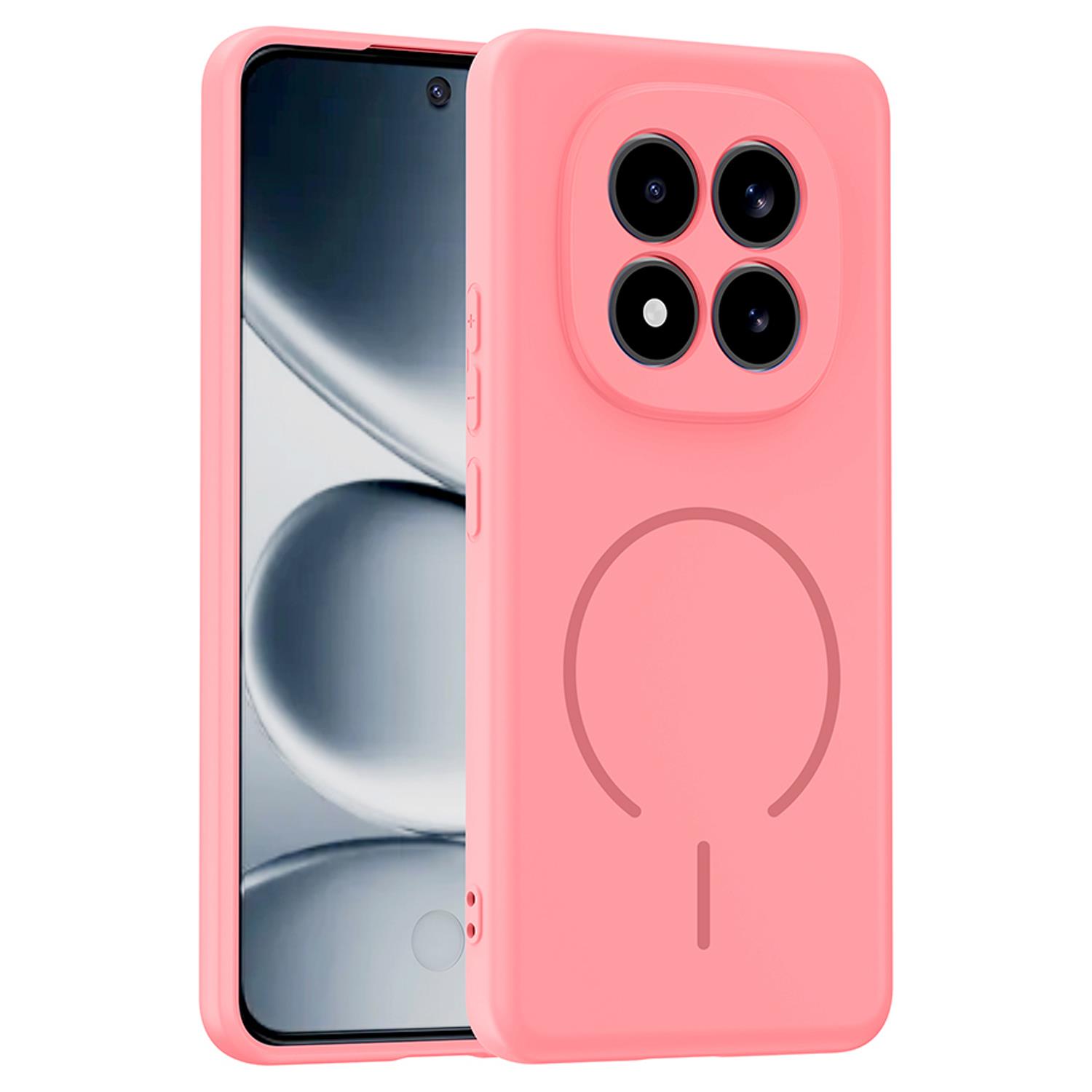 Microsonic Xiaomi Redmi Note 15 Pro 5G Kılıf Zeno MagSafe Pembe