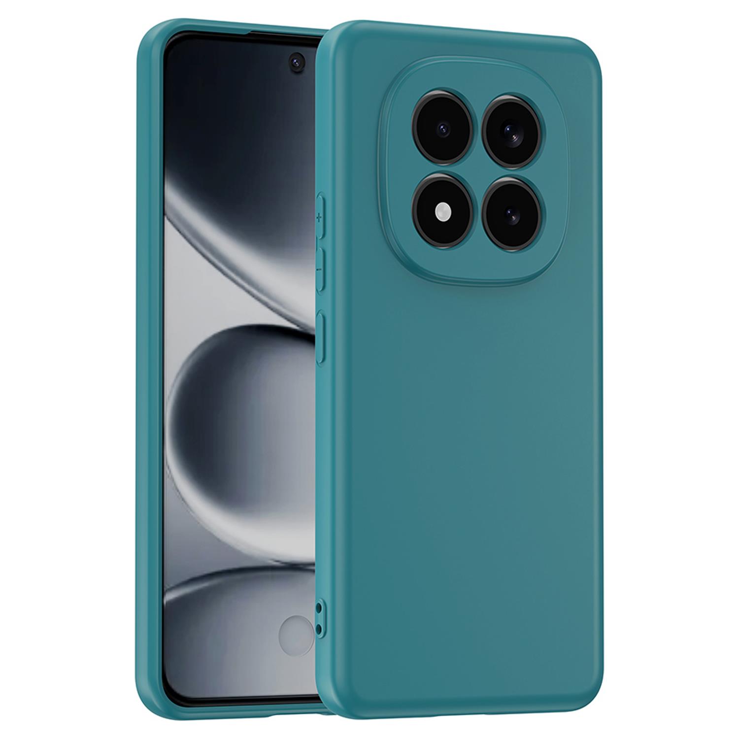 Microsonic Xiaomi Poco M8 Pro Kılıf Groovy Soft Koyu Yeşil