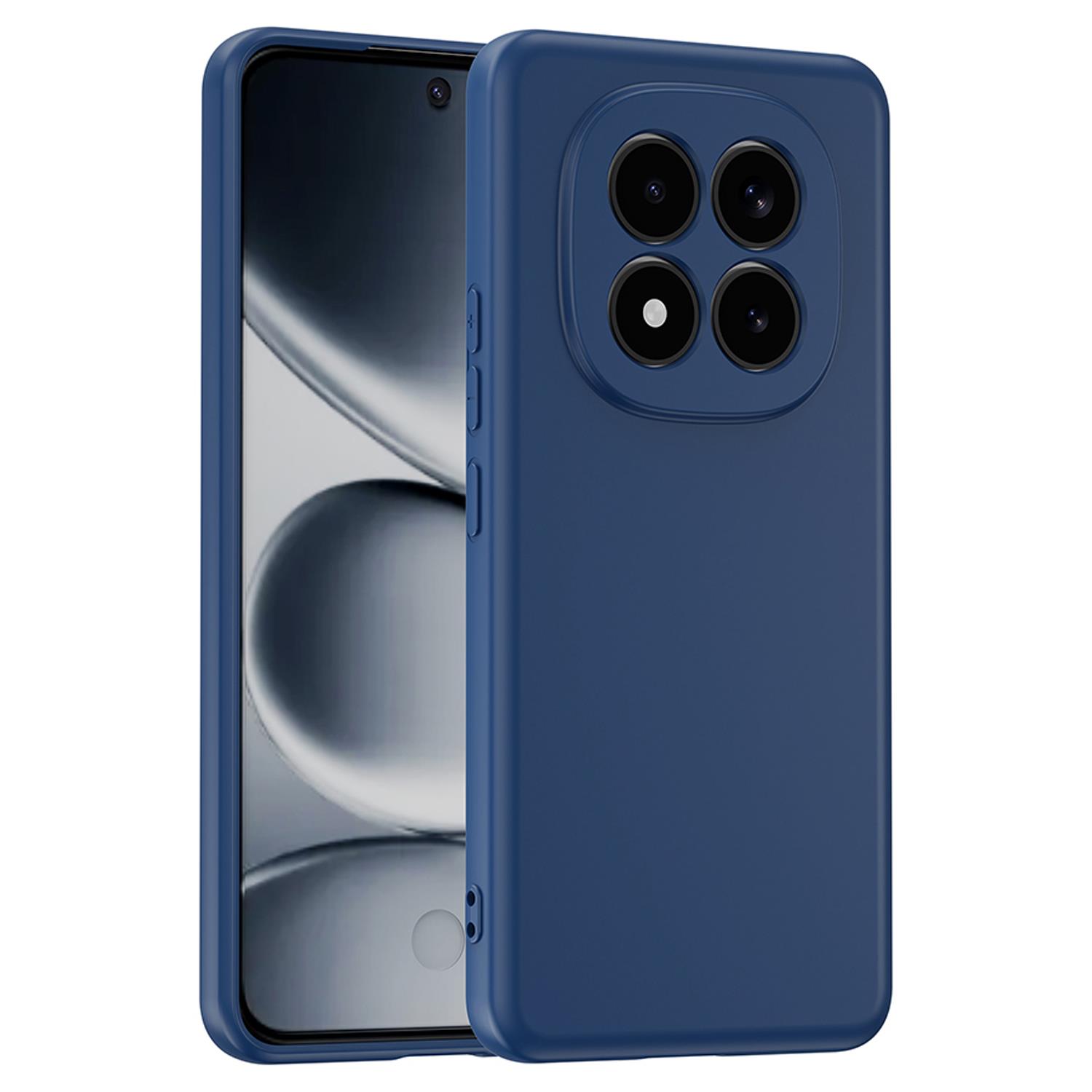 Microsonic Xiaomi Poco M8 Pro Kılıf Groovy Soft Lacivert
