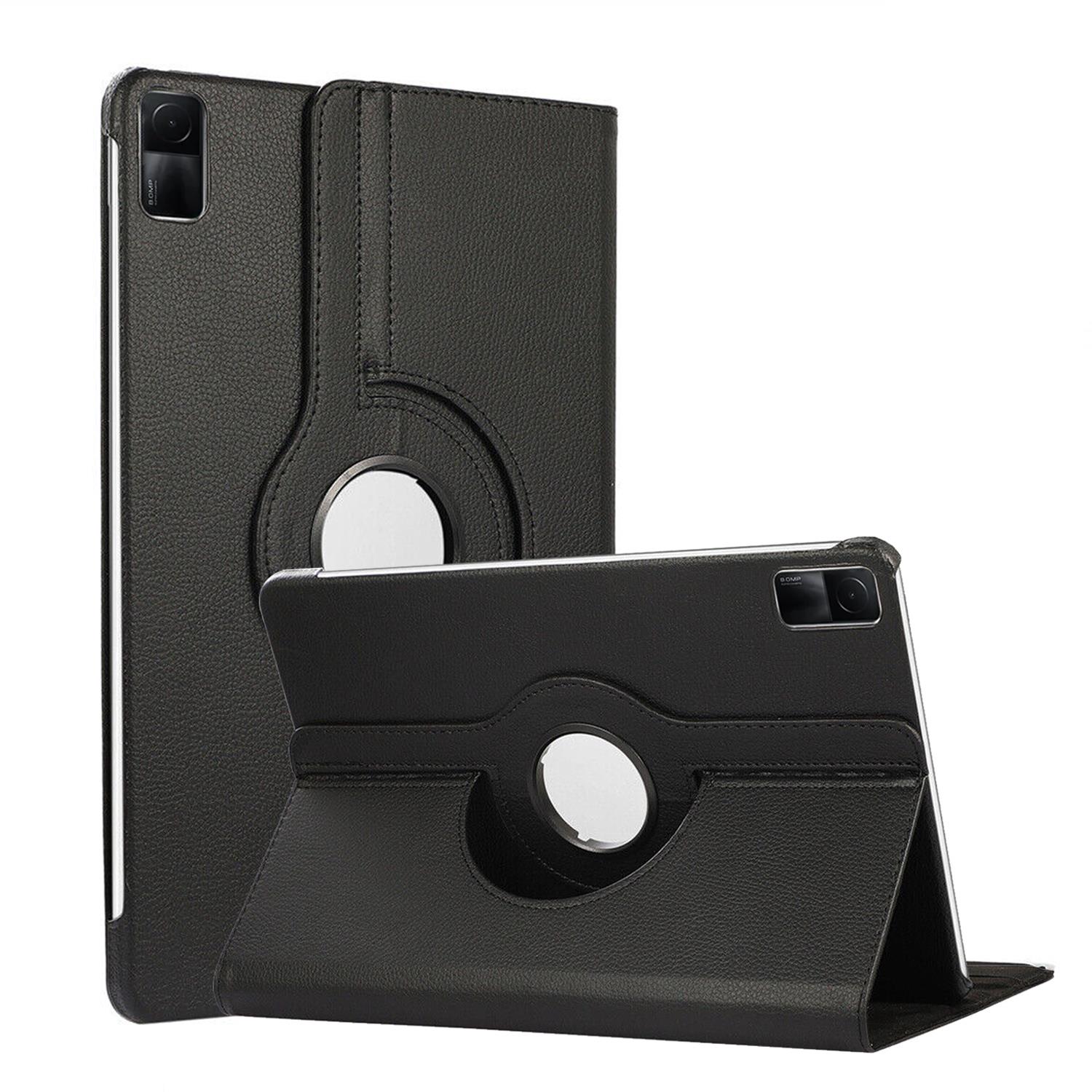 Microsonic Xiaomi Redmi Pad Kılıf 360 Dönerli Stand Deri Siyah