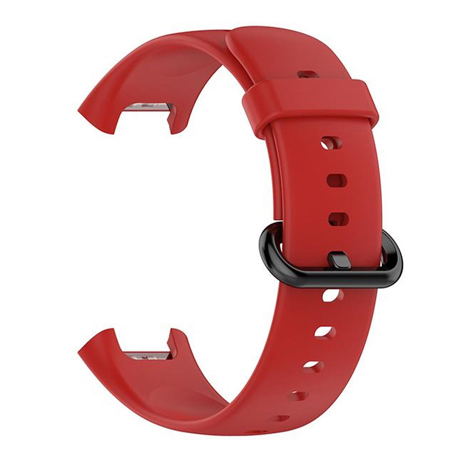 Microsonic Xiaomi Redmi Watch 2 Lite Kordon Silicone Sport Band Kırmızı