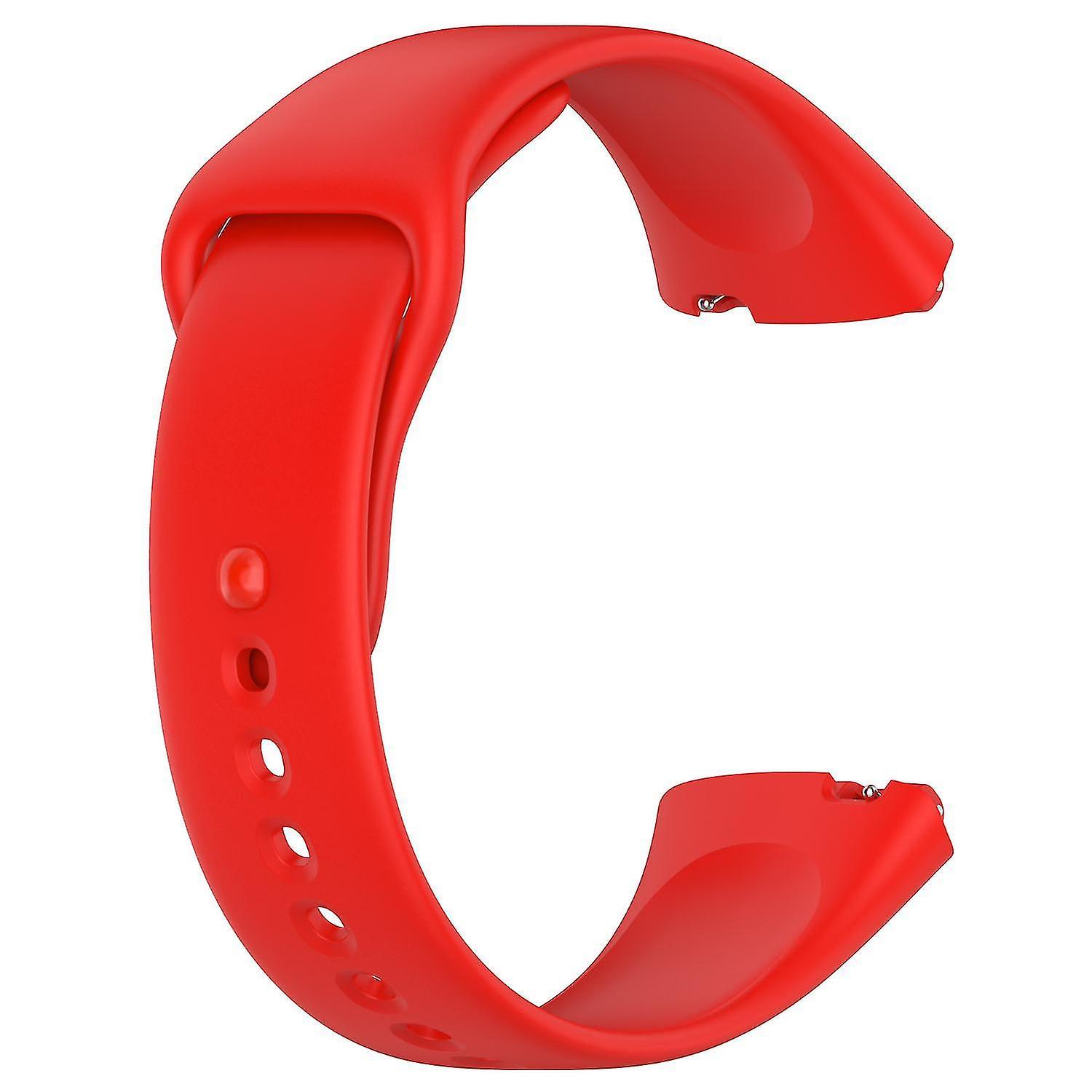 Microsonic Xiaomi Redmi Watch 3 Lite Kordon Silicone Sport Band Kırmızı