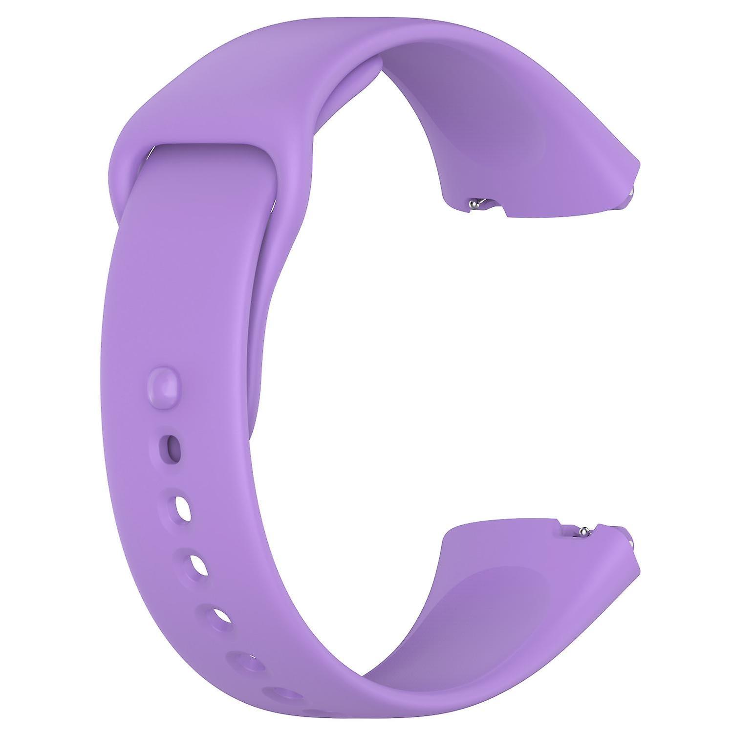 Microsonic Xiaomi Redmi Watch 3 Active Kordon Silicone Sport Band Lila