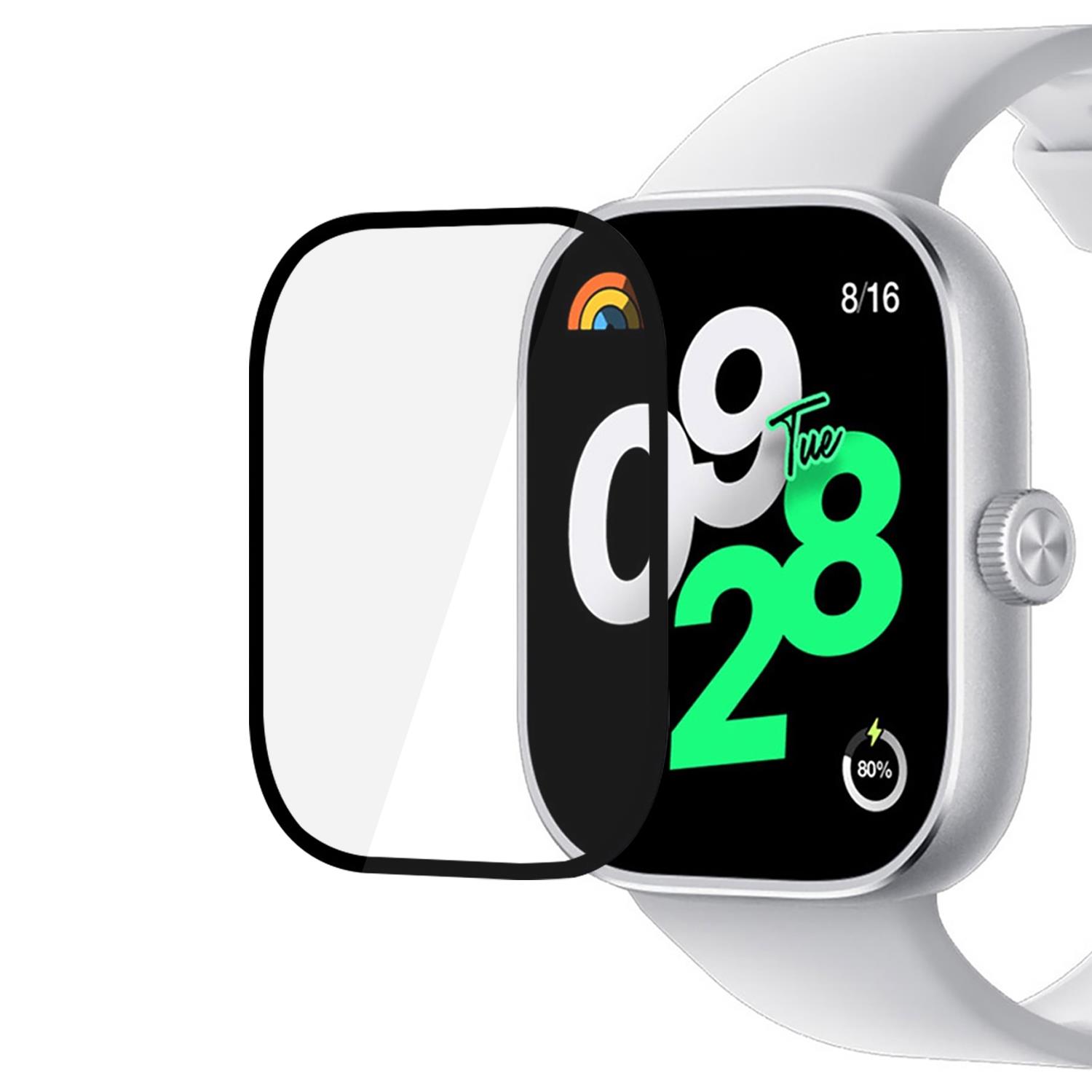 Microsonic Xiaomi Redmi Watch 5 Tam Kaplayan Nano Cam Ekran Koruyucu Siyah
