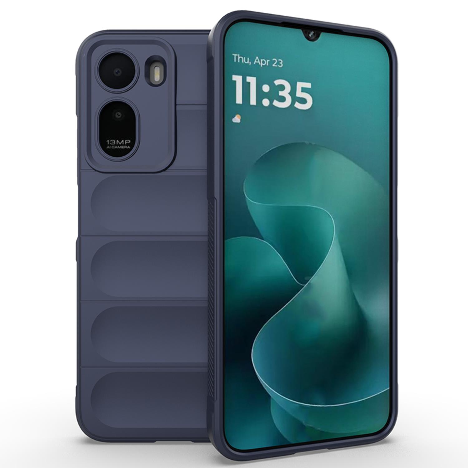 Microsonic Xiaomi Xiaomi Redmi A7 Pro Kılıf Oslo Prime Lacivert
