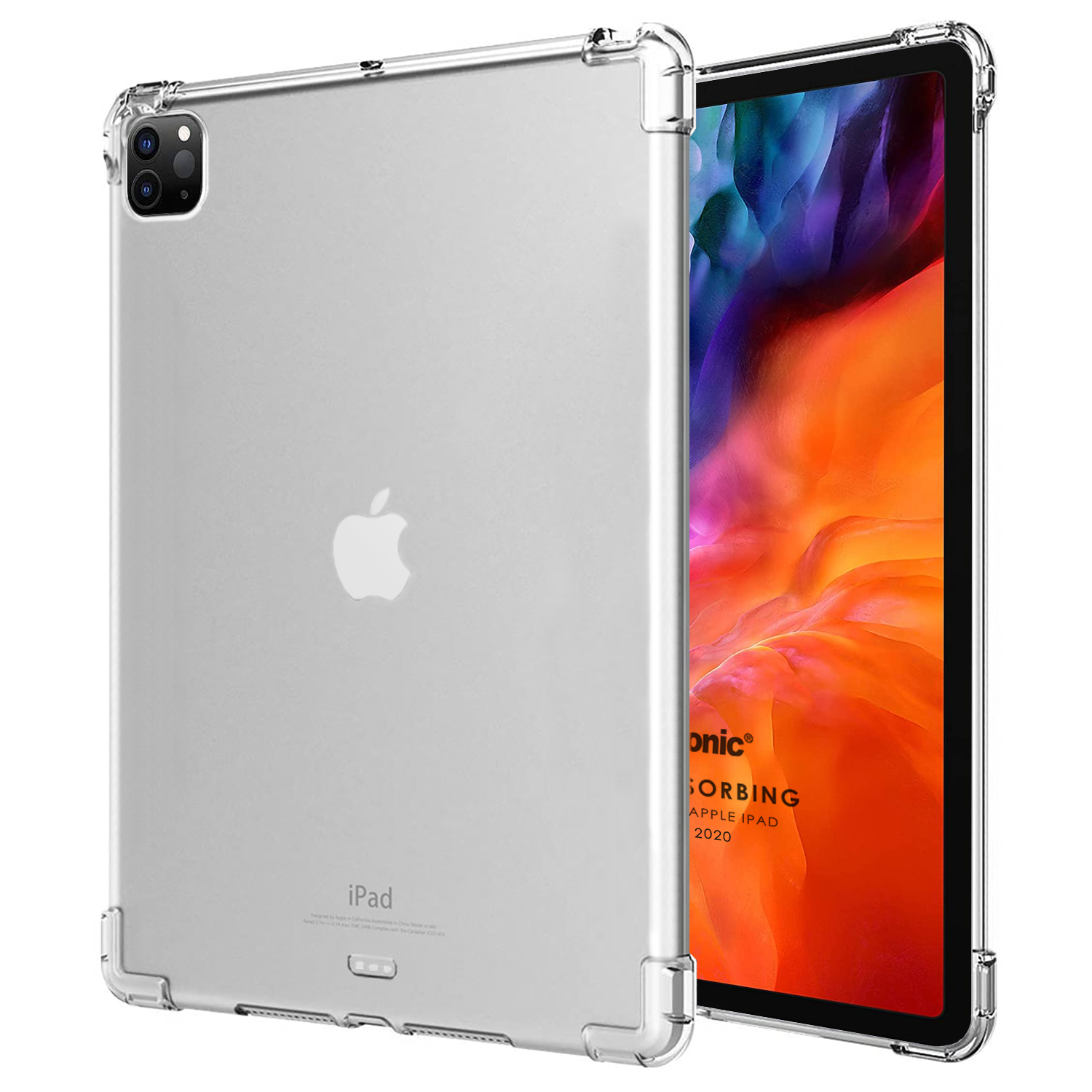 Microsonic Apple iPad Pro 12 9 2021 5 Nesil Kılıf A2378-A2461-A2379-A2462 Shock Absorbing Şeffaf