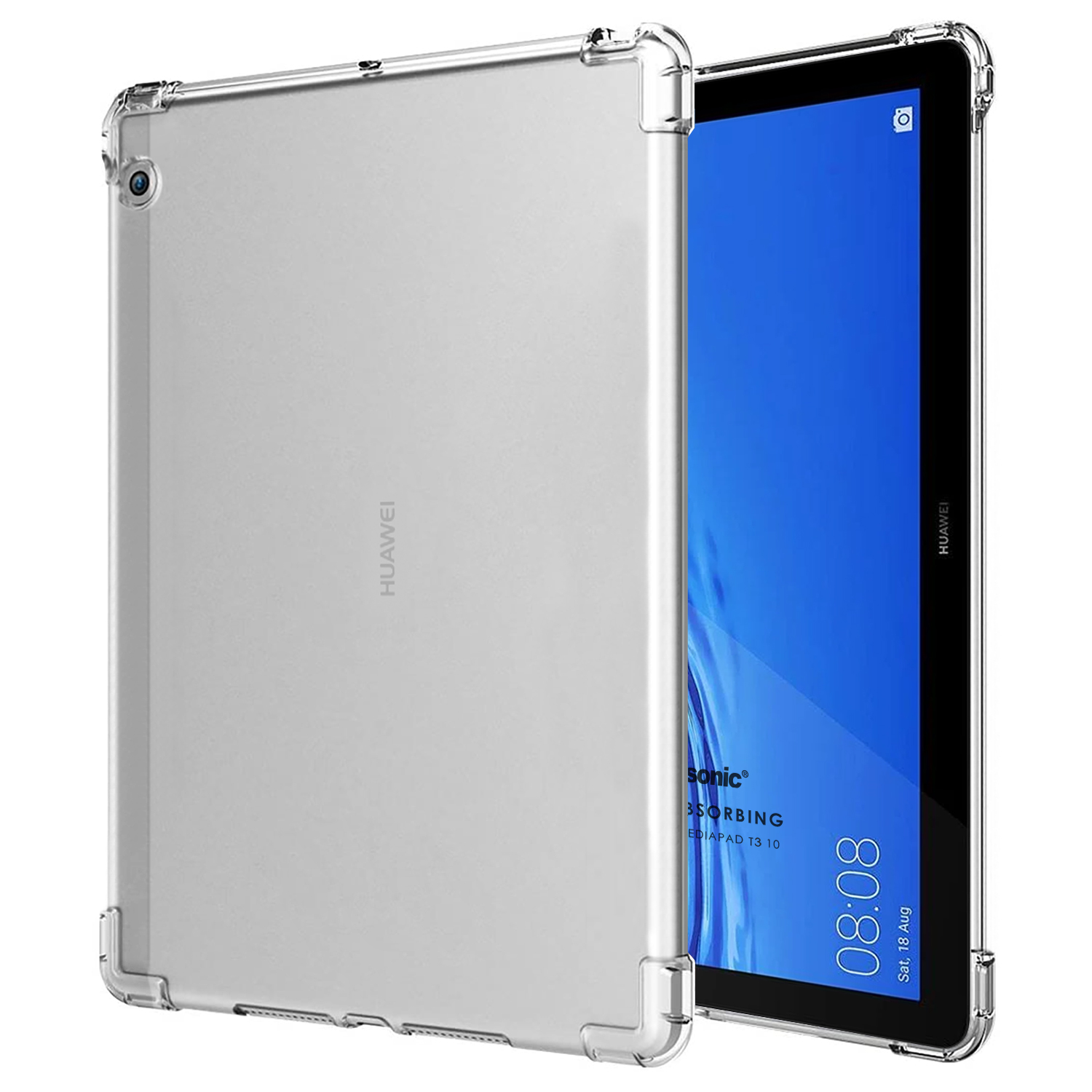 Microsonic Huawei MediaPad T3 10 Kılıf Shock Absorbing Şeffaf