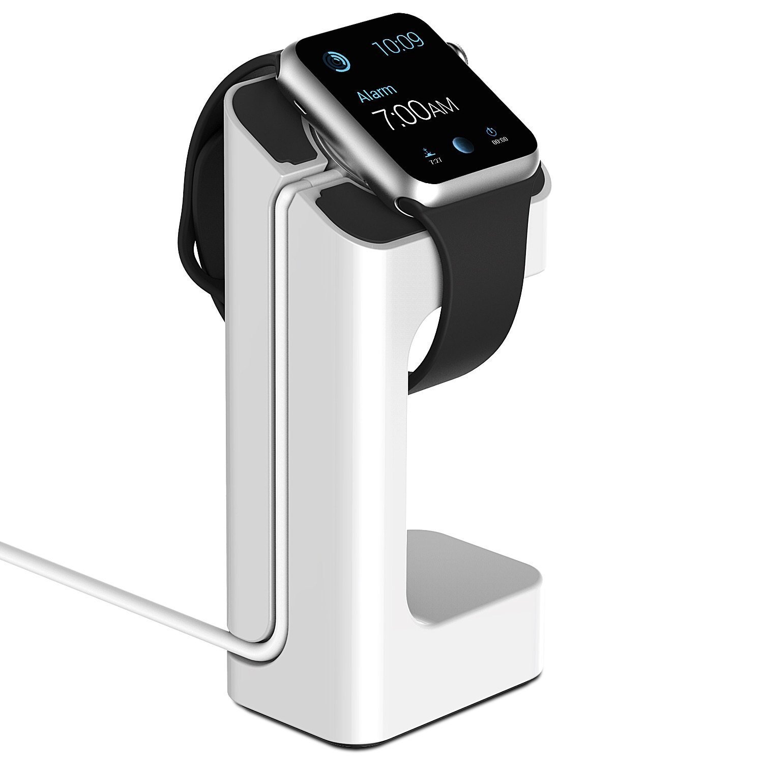 Microsonic Apple Watch Series 2 42mm Masaüstü Şarj Standı Dock Beyaz