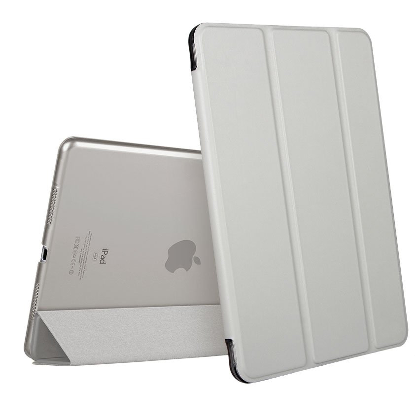Microsonic iPad Pro 10 5 Smart Case ve arka Kılıf Gümüş