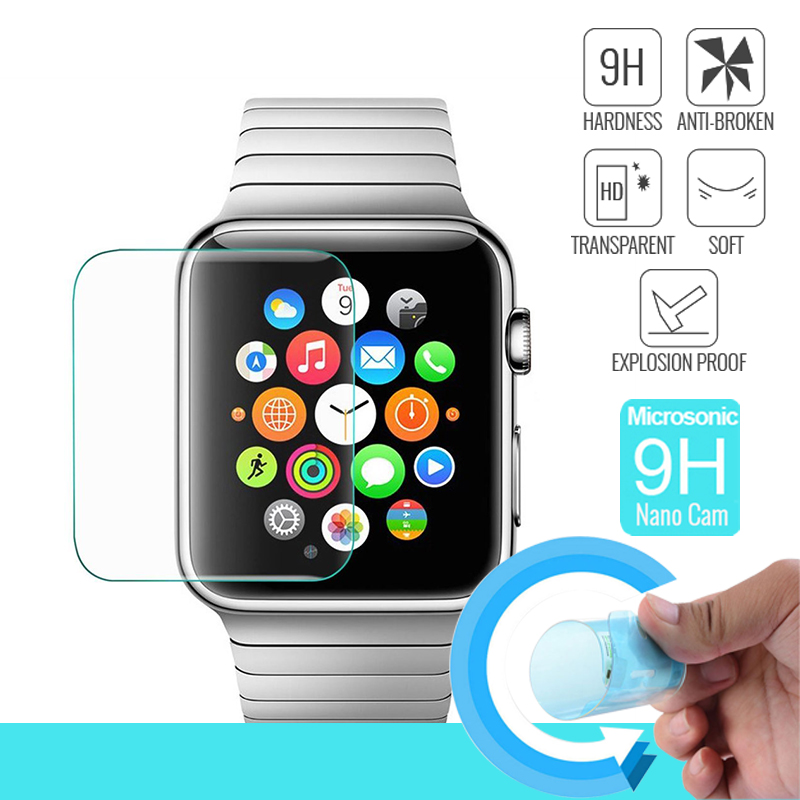 Microsonic Apple Watch Series 2 38mm Nano Cam Ekran koruyucu Kırılmaz film