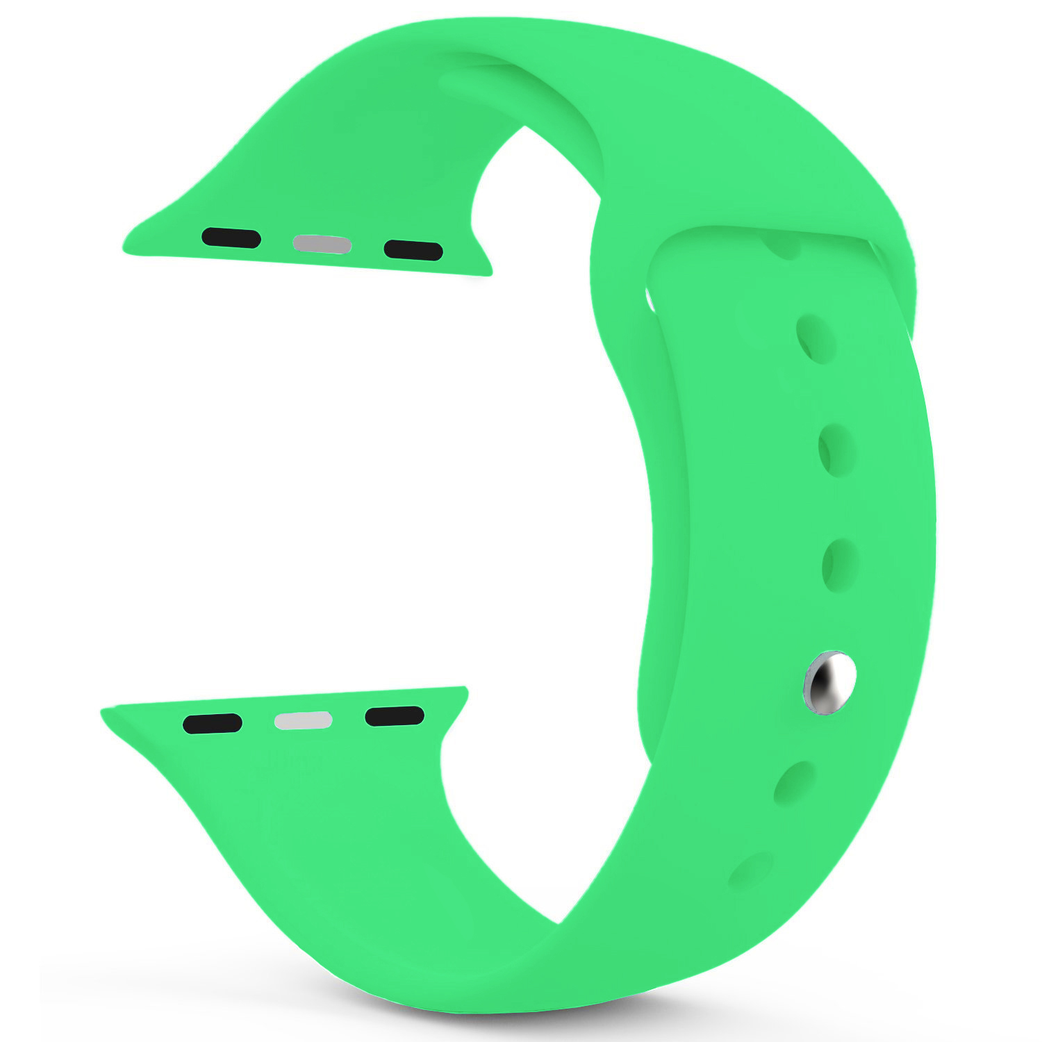 Microsonic Apple Watch Series 4 40mm Kordon ActiveFlex Wristband Yeşil