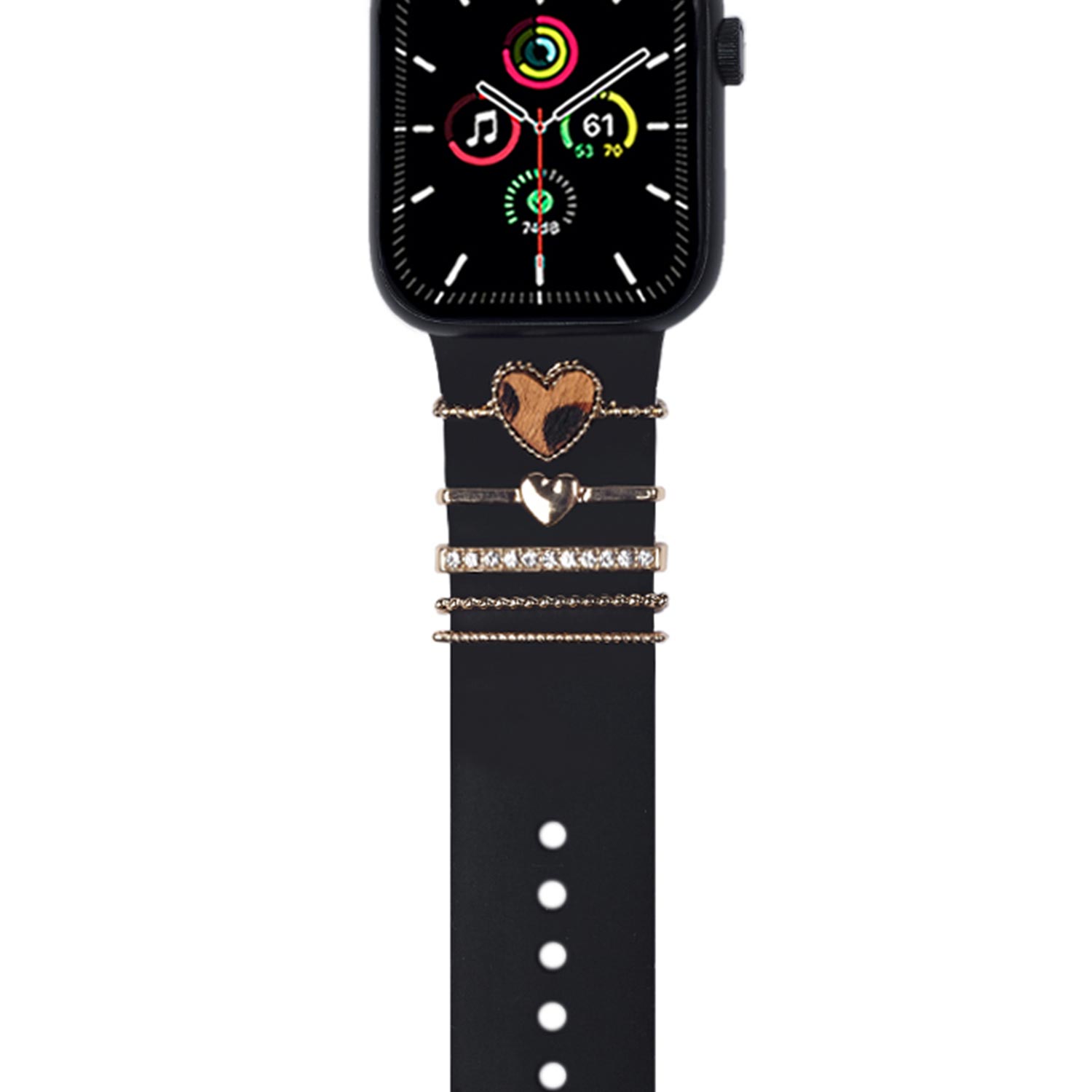 Microsonic Apple Watch 4 40mm Kordon Aksesuarı Heart Charm