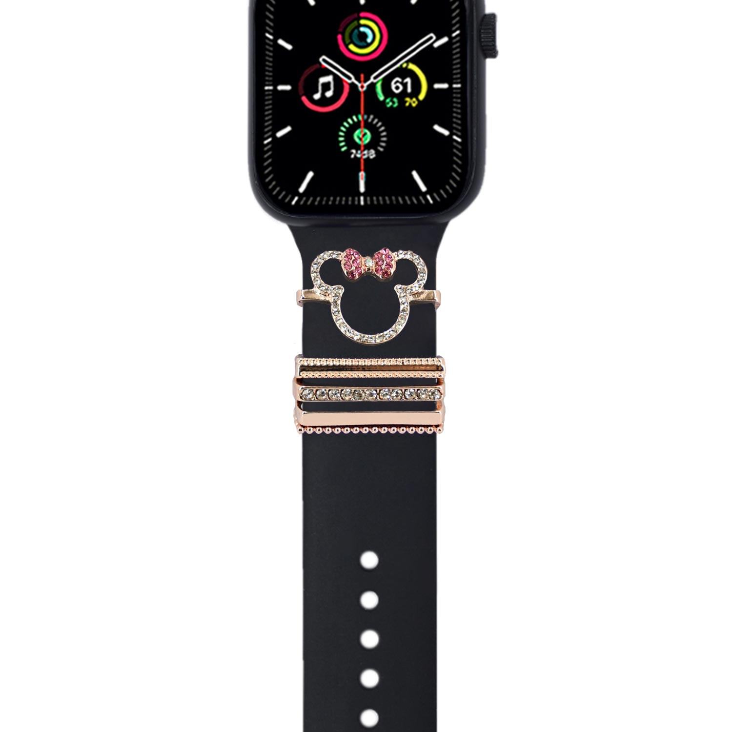 Microsonic Apple Watch Ultra Kordon Aksesuarı Minnie Mouse Charm