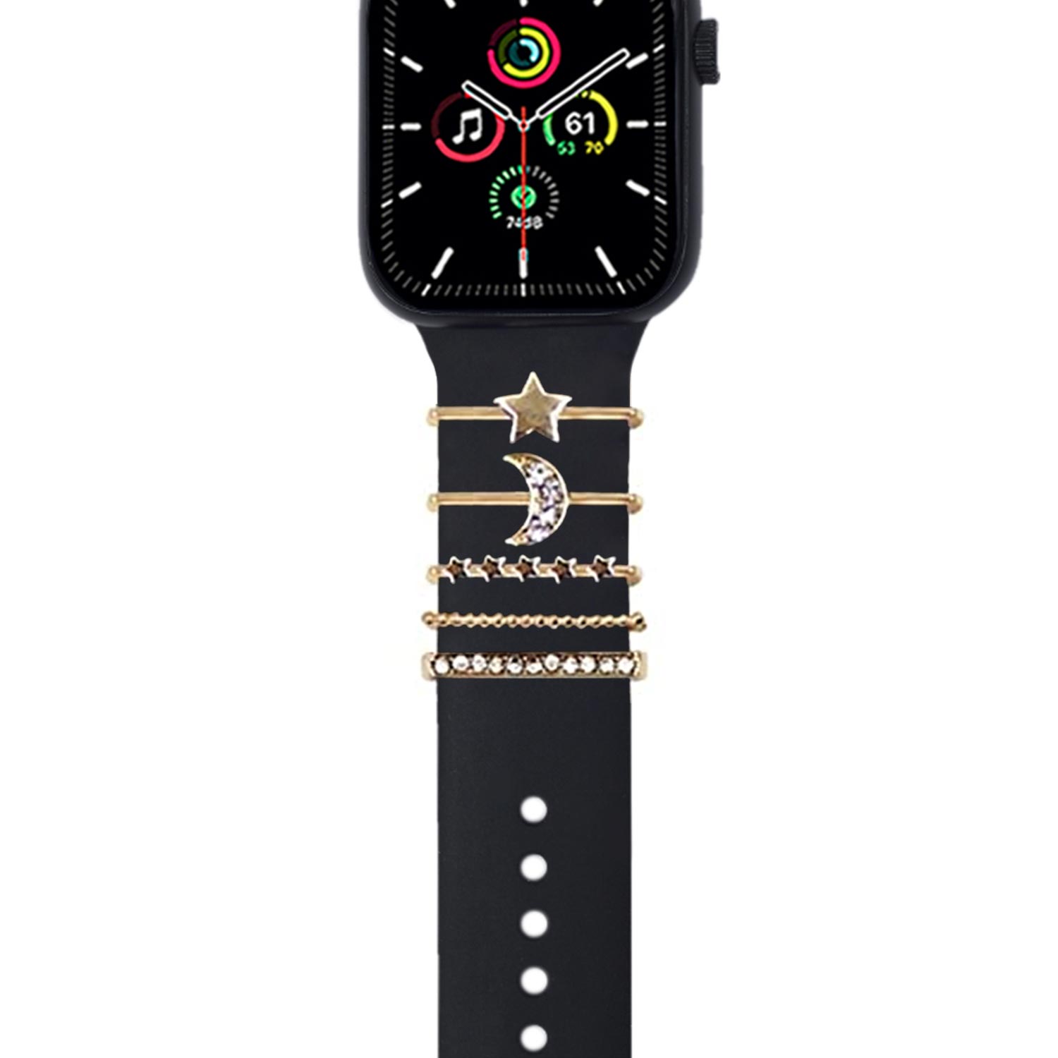 Microsonic Apple Watch 6 40mm Kordon Aksesuarı Crescent Charm