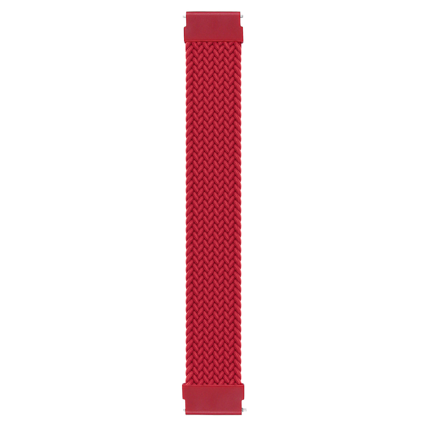 Microsonic Amazfit GTR 3 Kordon Medium Size 155mm Braided Solo Loop Band Kırmızı