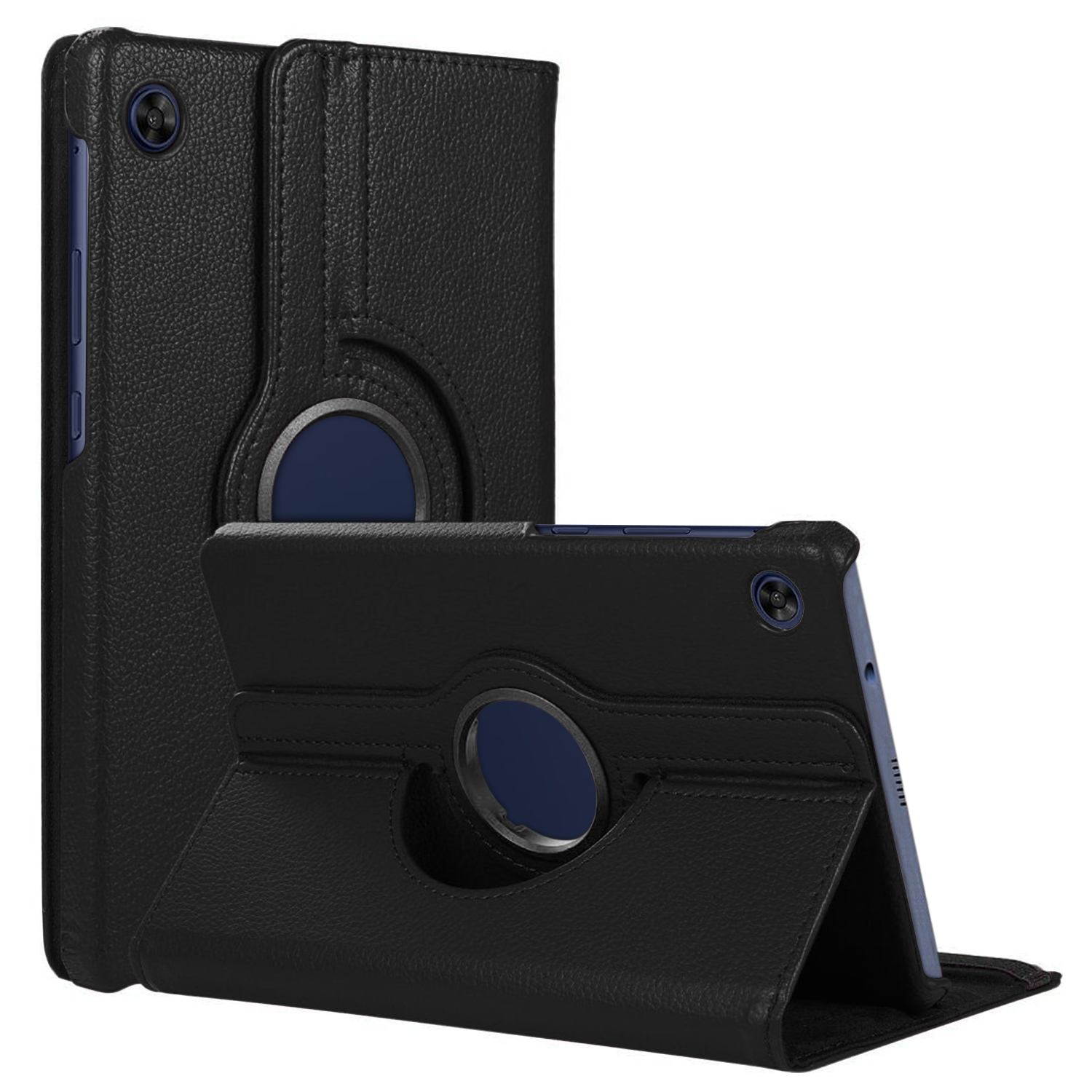 Microsonic Huawei MatePad T10S Kılıf 360 Rotating Stand Deri Siyah