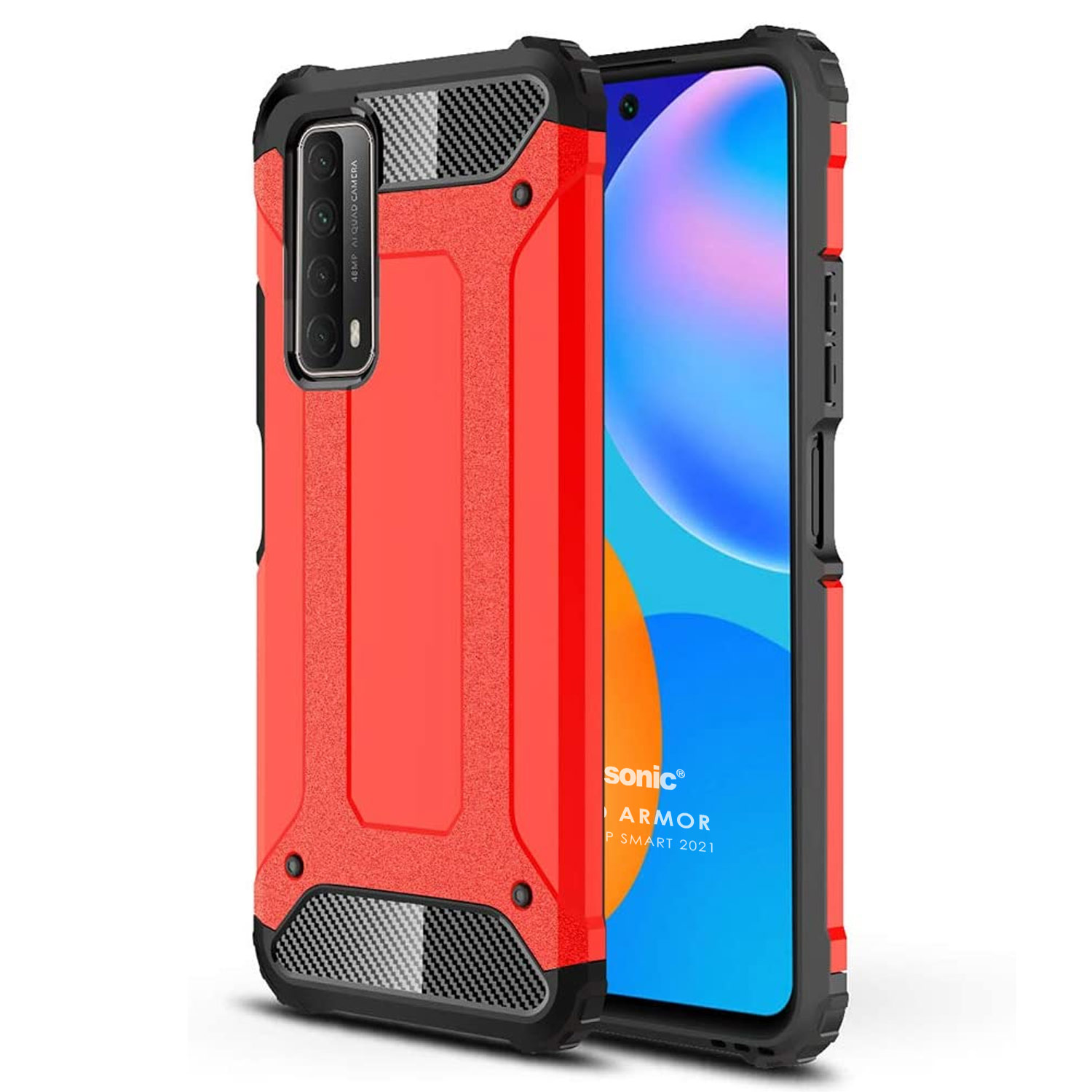 Microsonic Huawei P Smart 2021 Kılıf Rugged Armor K 305 rm 305 z 305