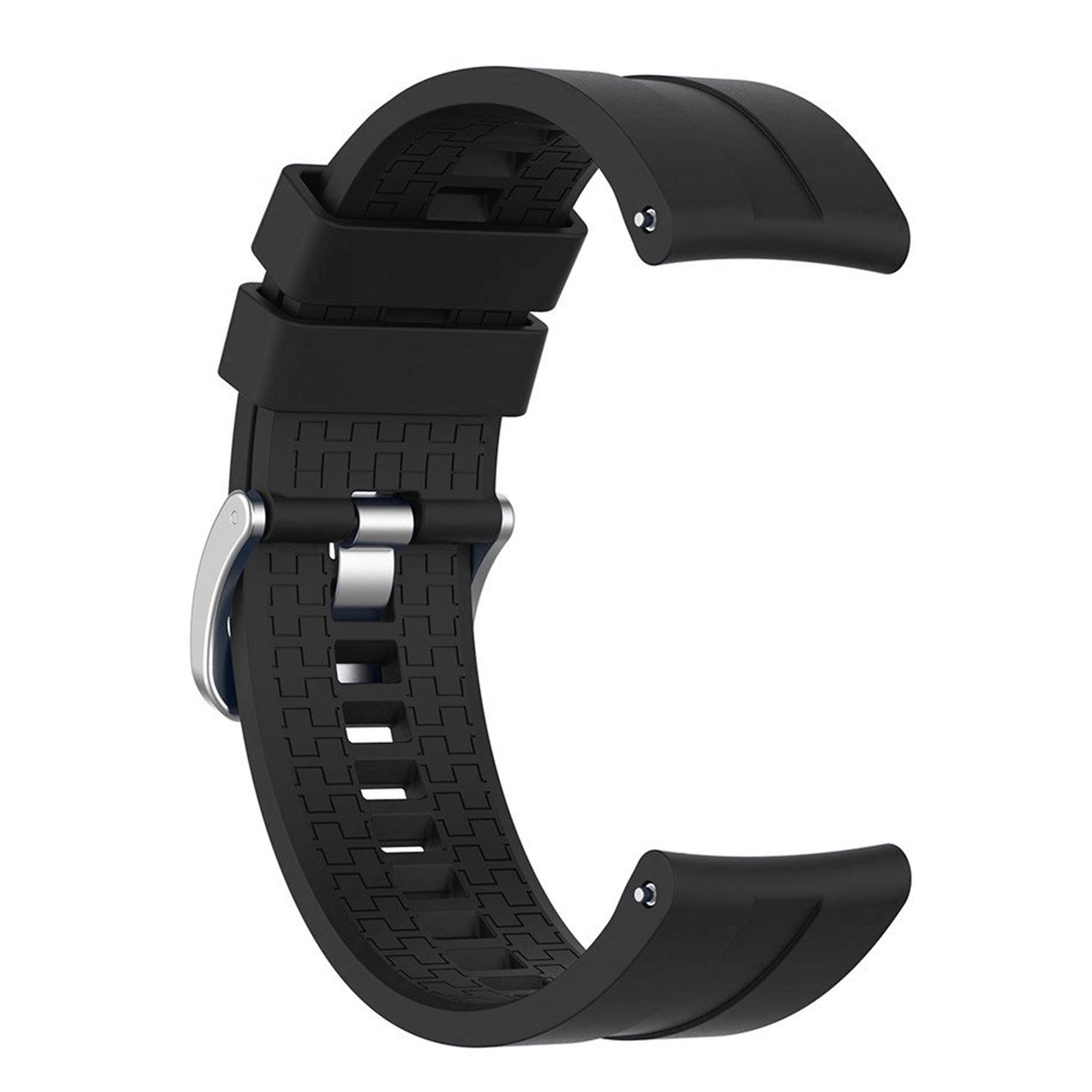 Microsonic Huawei Watch GT4 46mm Kordon Silicone RapidBands Siyah