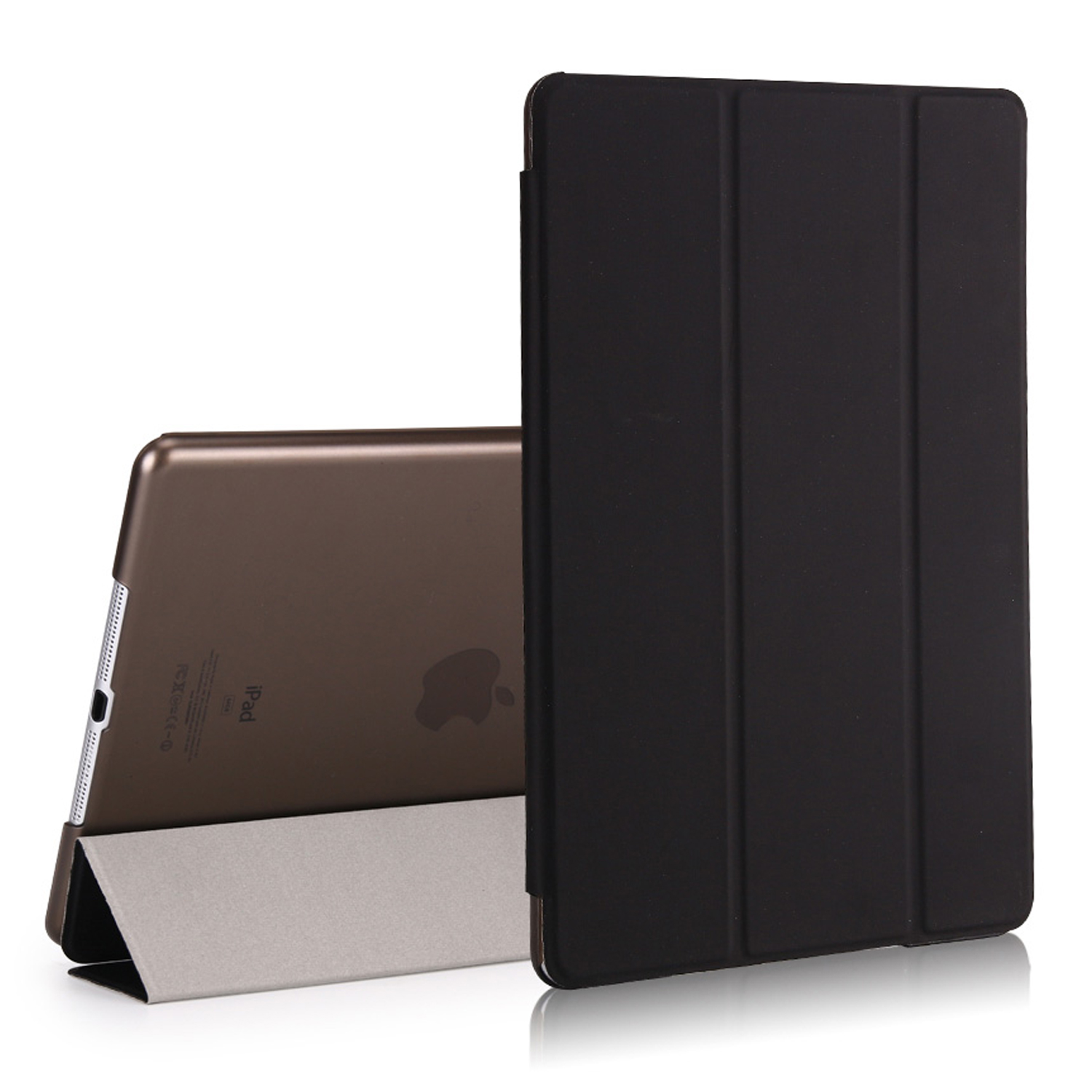 Microsonic Apple iPad 9 7 2017 A1822-A1823 Smart Case ve arka Kılıf Siyah
