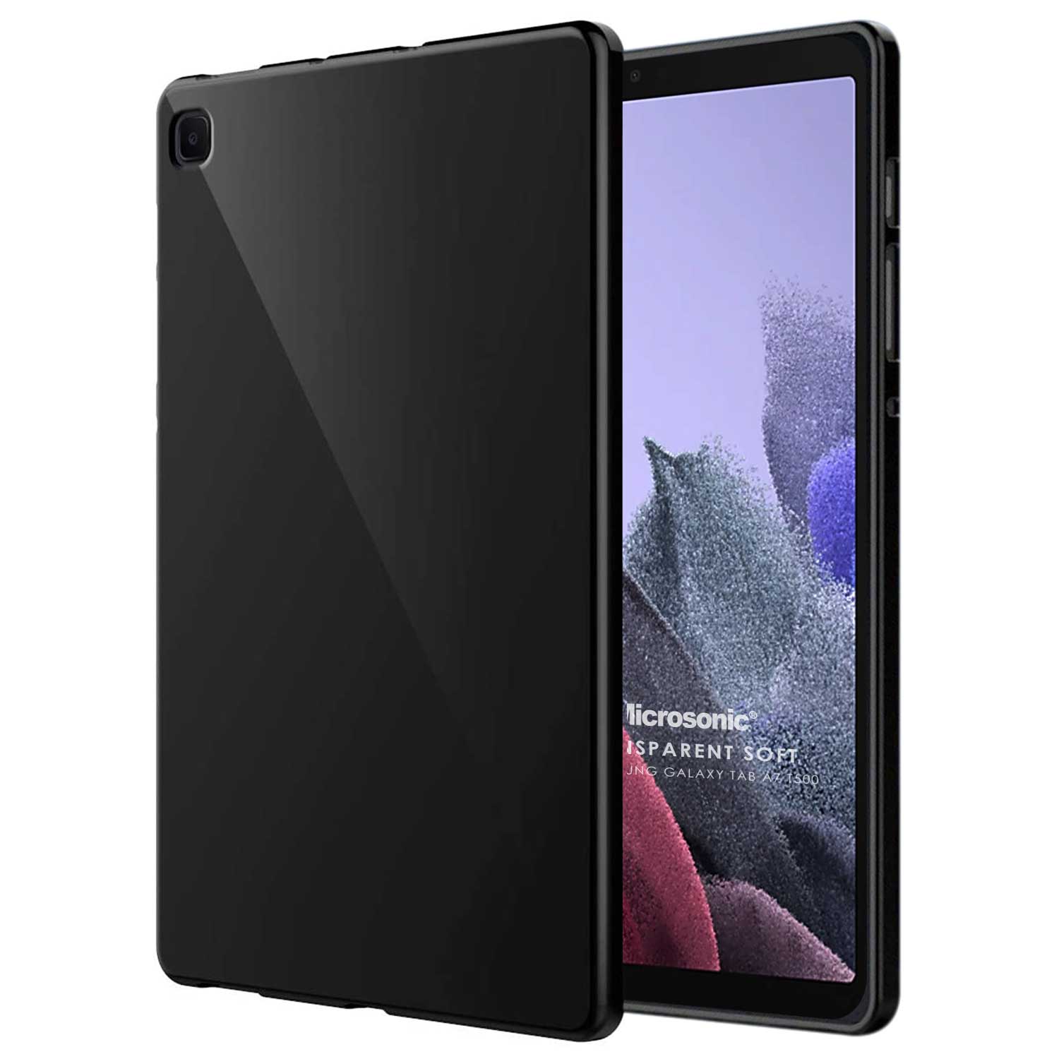 Microsonic Samsung Galaxy Tab A7 Lite T225 Kılıf Transparent Soft Siyah
