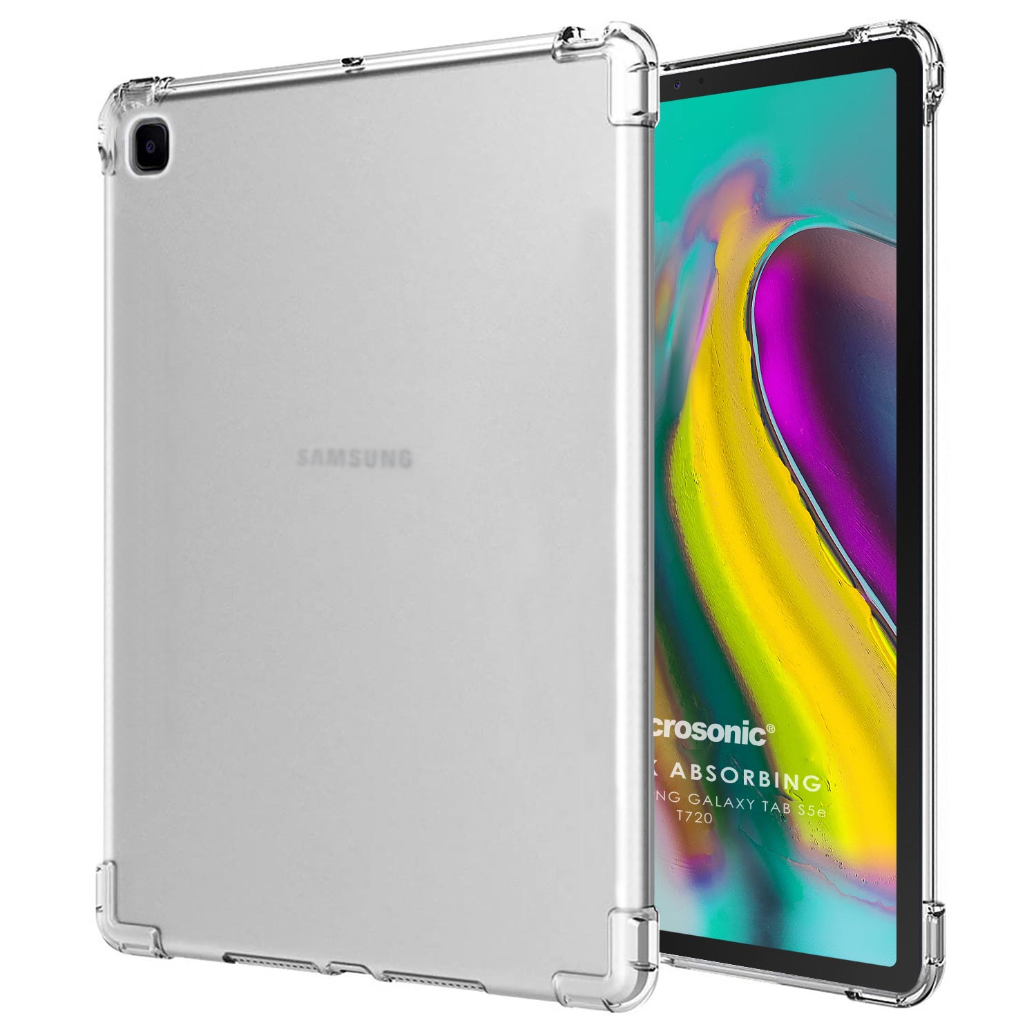 Microsonic Samsung Galaxy Tab S5e 10 5 T720 Kılıf Shock Absorbing Şeffaf