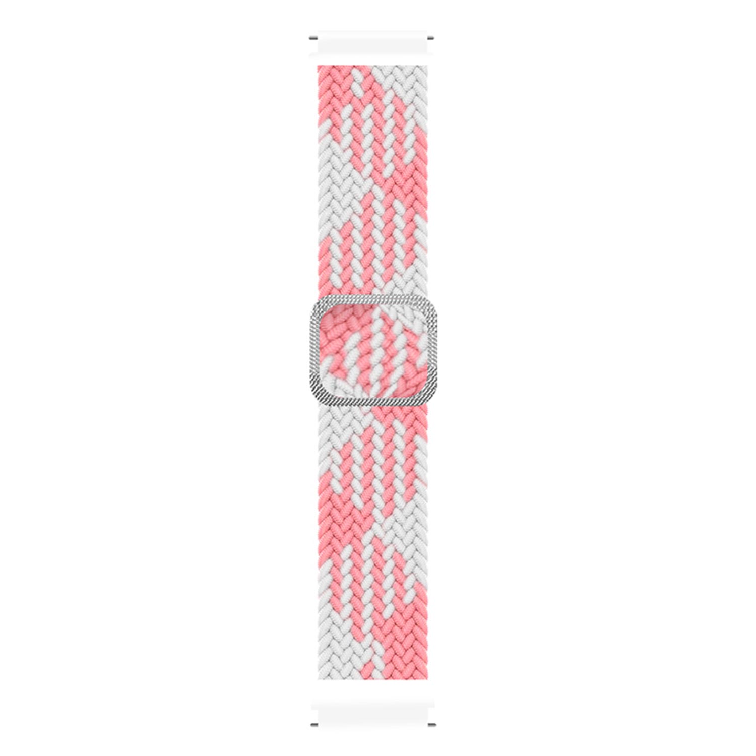 Microsonic Xiaomi Watch S4 Kordon Braided Loop Band Pembe Beyaz