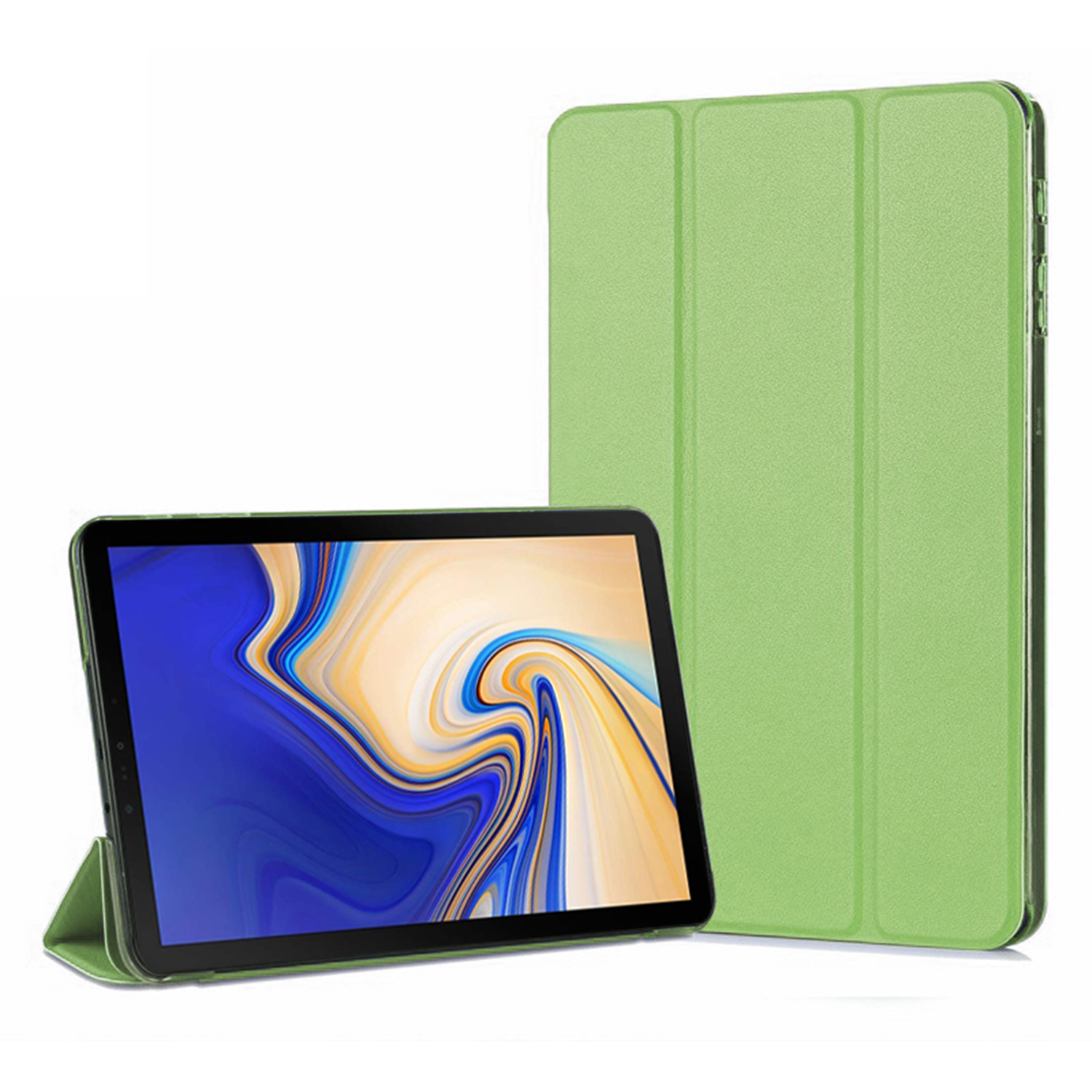 Microsonic Samsung Galaxy Tab A 10 5 T590 Smart Case ve arka Kılıf Yeşil