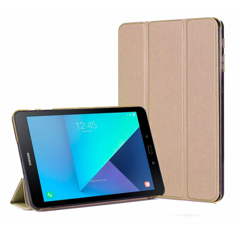 Microsonic Samsung Galaxy Tab S3 9 7 T820 T825 Smart Case ve arka Kılıf Gold