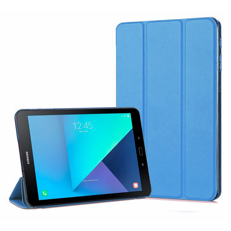 Microsonic Samsung Galaxy Tab S3 9 7 T820 T825 Smart Case ve arka Kılıf Mavi