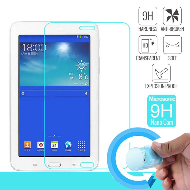 Microsonic Samsung Galaxy Tab 3 lite 7 0 T110 Nano Cam Ekran koruyucu Kırılmaz film